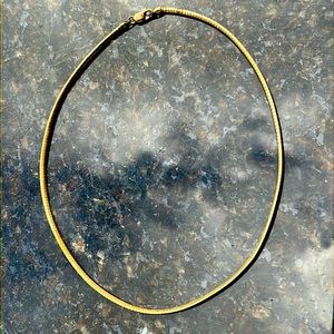 Gold plated 925 sterling silver choker